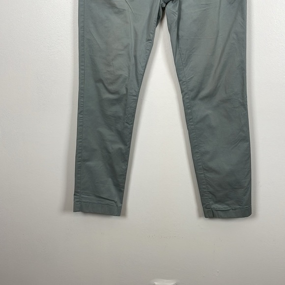 M&S Autograph Mens 34/31 Chino Trousers Slim Fit 4 Pocket Blue Casual Pants - Picture 2 of 10